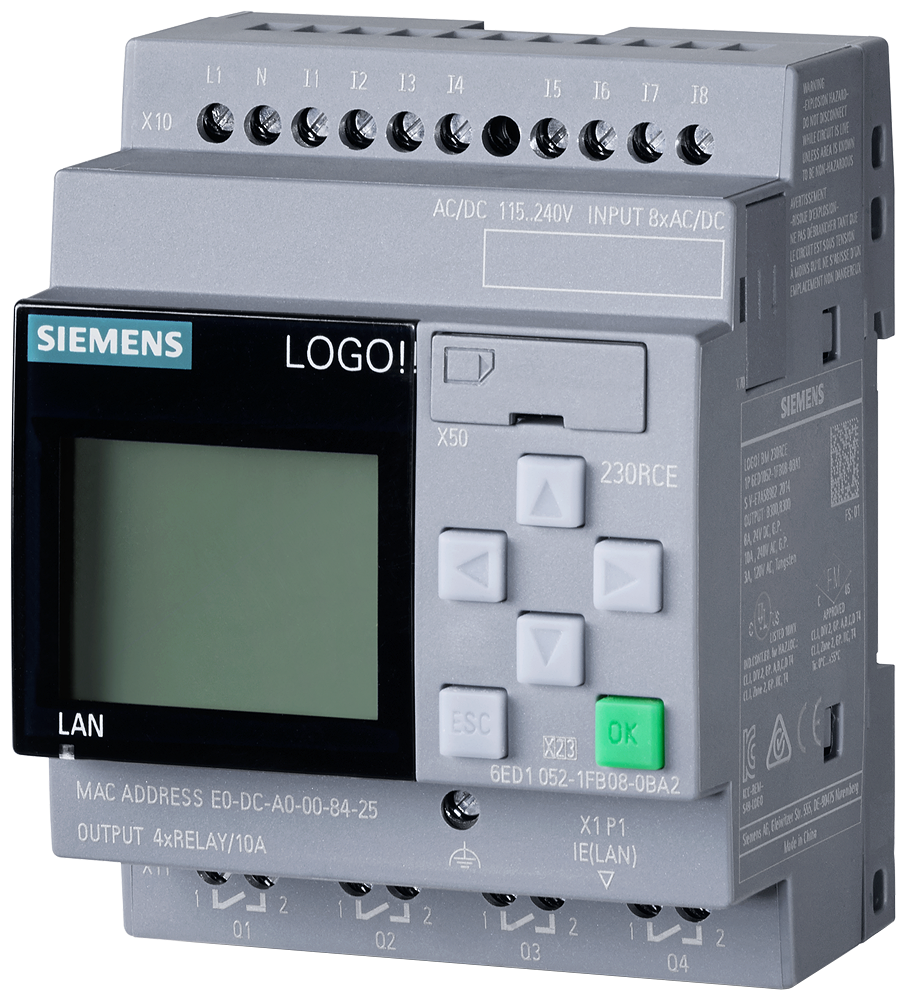 SIEMENS logische module 230v 6ED1052-1FB08-0BA2 - P st70 xx 09129p - 11006278