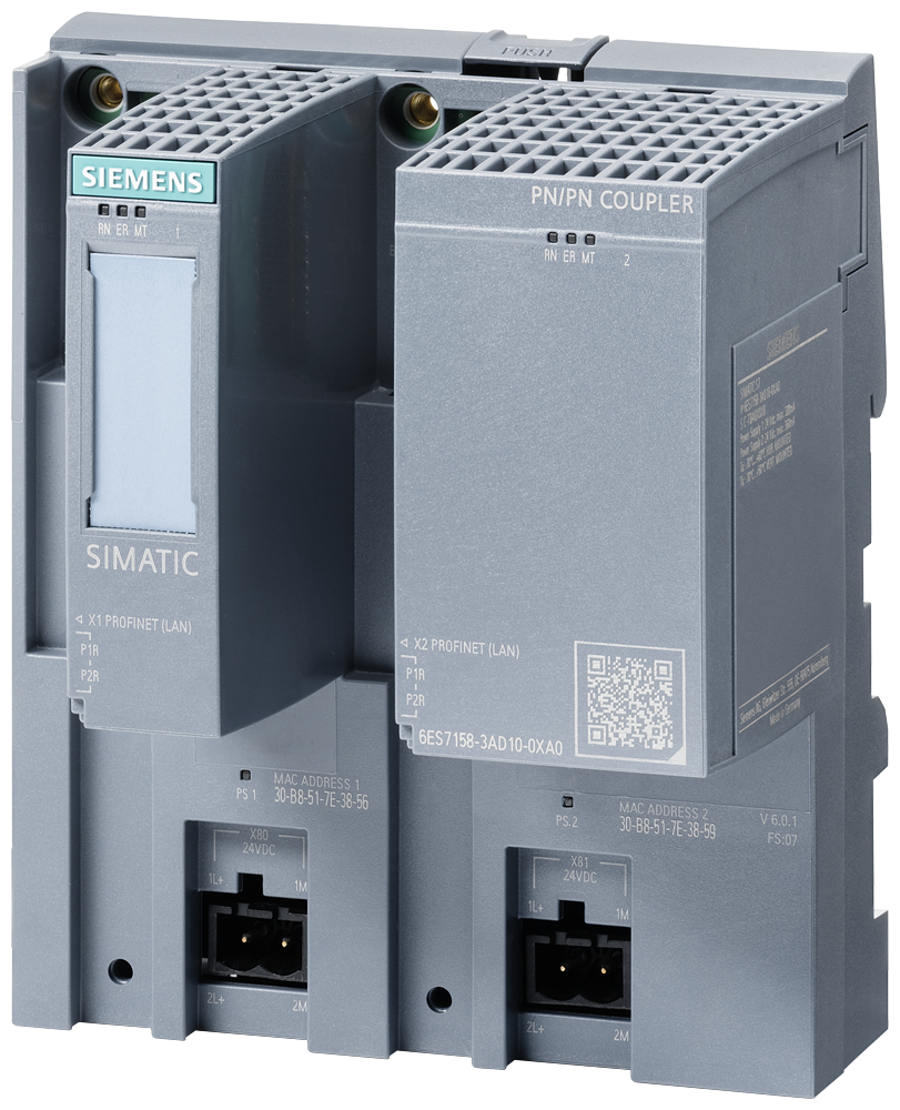SIEMENS pn/pn-koppeling 6ES7158-3AD10-0XA0 - P st70 xx 09397p - 11005203