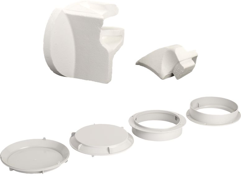 STIEBEL ELTRON Luchtomleidingsset, LUS 221/301 - Pic00006611 00 - 20051884