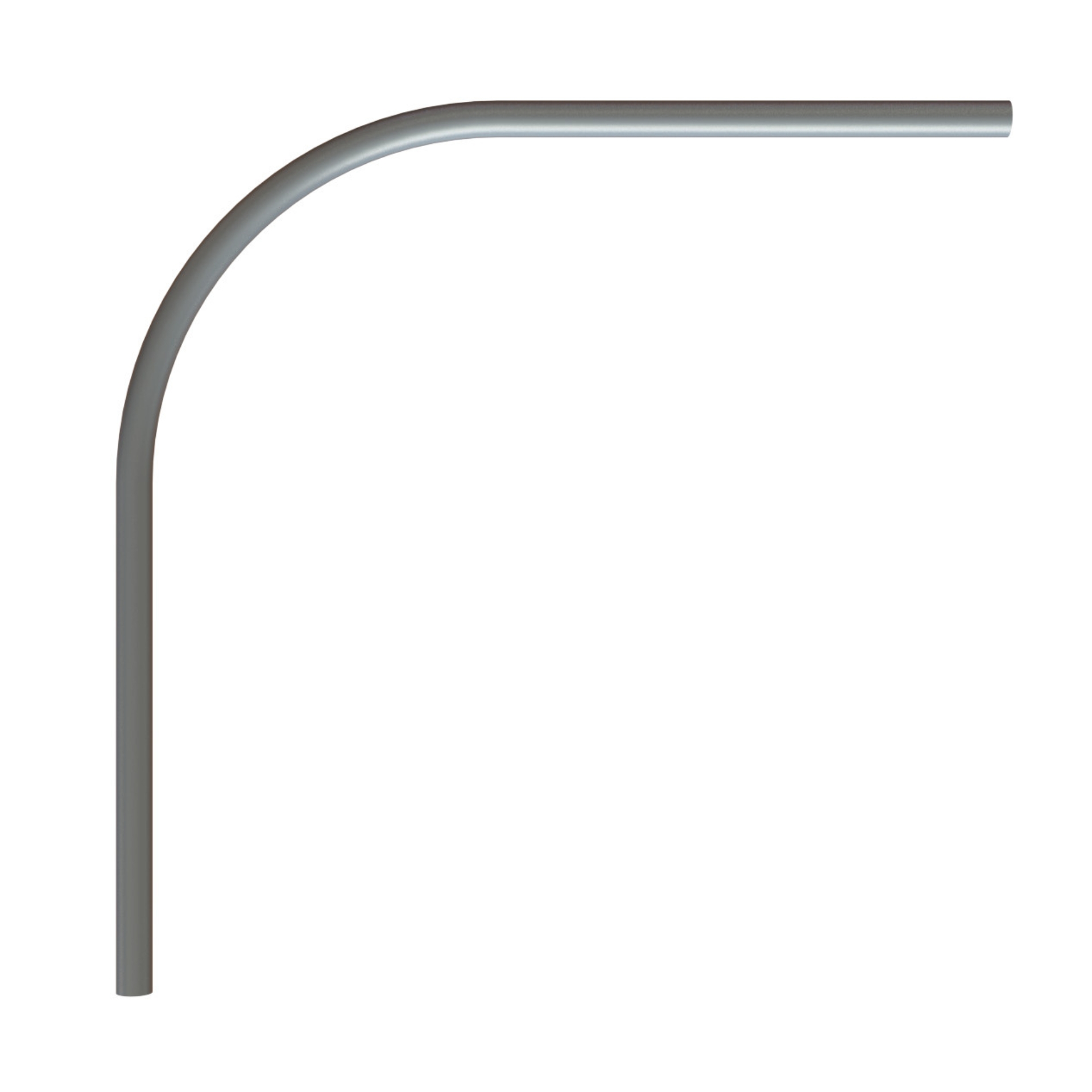 PIPELIFE doorvoer bocht 50mm r=500mm 1200x4250mm - Pl feed in bend meter box floor plate grey - 11001677