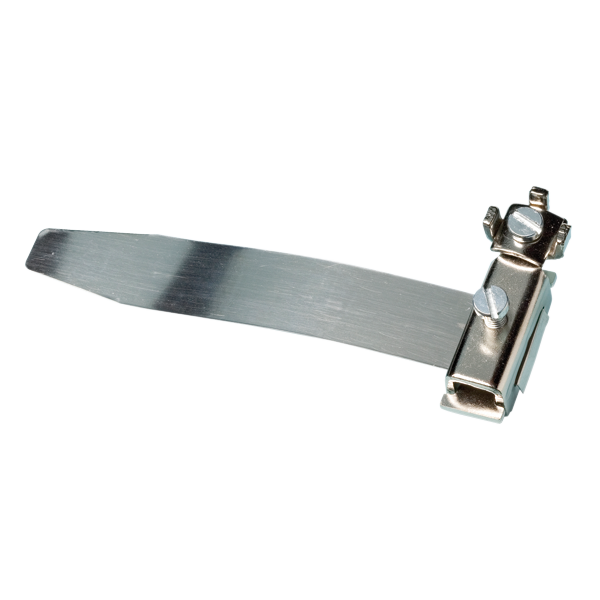 JMV Bandaardklem RVS/staal, 209mm, buis 1/8-1 1/2inch max.60mm draad 25mm2 - Productfoto transparant bandaardklem rvs staal jmv 9280040 - 20155859
