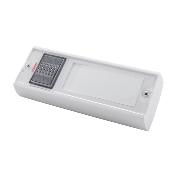Grothe Draadloze beldrukker/zender, voor Mistralgong, 500 meter, zilverkleur - Productfoto transparant gong zender draadloos mistral se03 grothe - 20148352