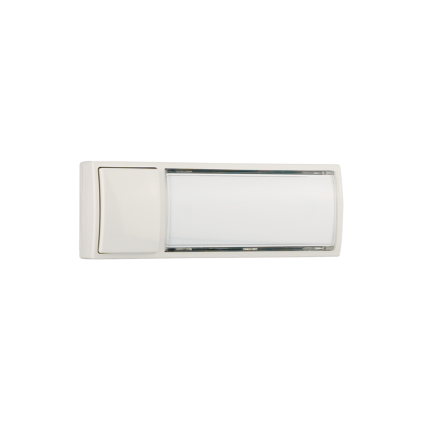 Grothe Beldrukker wit, opbouwmontage, met verlichting - Productfoto transparant gr montilux beldrukker - 20148407