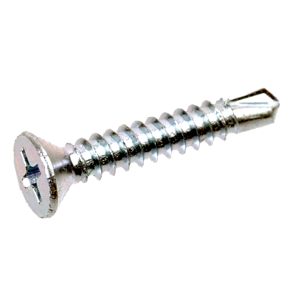 JMV Zelfborende schroef, 3,5x16, verzinkt met platte kop, DIN7504 O(P)-PH - Productfoto transparant jmv schroeven zelfborend verzinkt verzonken kop philips 1 - 20039927