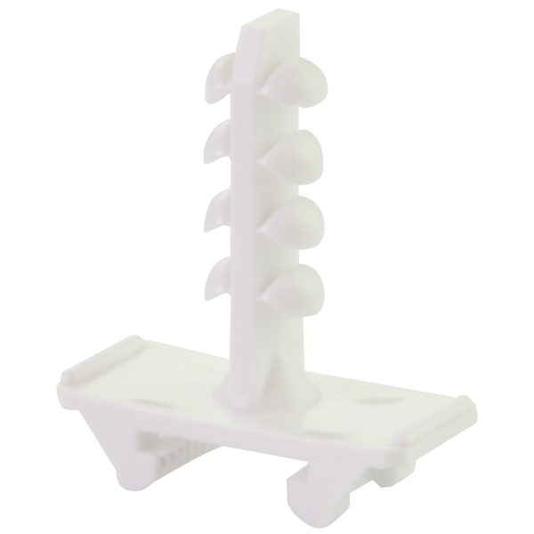 Schnabl Montageplug, halogeenvrij, 30 mm, voor beton, wit - Productfoto transparant klemplug esd30 wit schnabl 230332 - 20148624