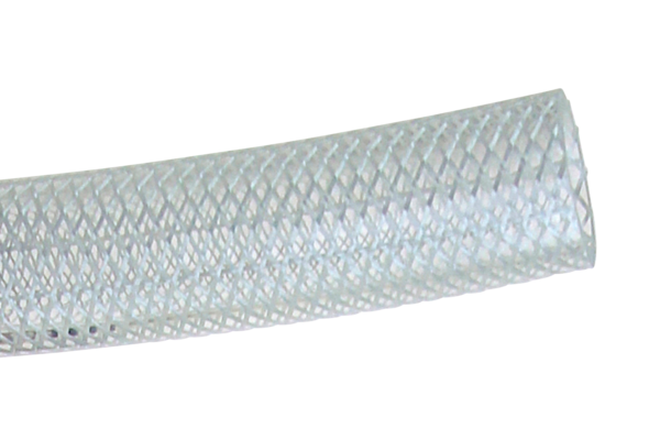 Pflitsch Beschermslang tbv food-industrie, slijtvast vezel, bi-bu glad 8x12mm - Productfoto transparant pflitsch weefselversterkte food drukslang - 20153783