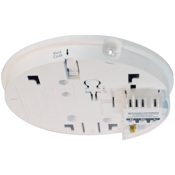 Ei Electronics RF-sokkel 230V, met 10 jaars lithium back-up - Productfoto transparant rf sokkel ei168 ei electronics 220811 - 20150773