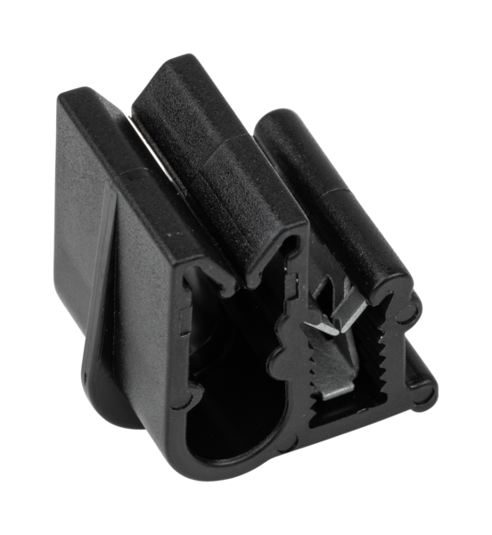 JMV Kabelclip zonder bundelband, voor 2 kabels van 6 mm - Productfoto transparant solarclips kabelbevestigingsclip skk1 jmv - 20155905