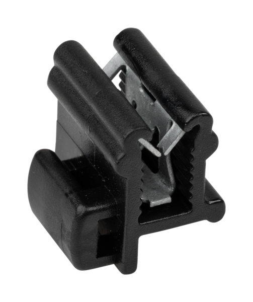 JMV Kabelclip, aan zijkant in lengte van profiel, profieldikte 0,7-3mm - Productfoto transparant solarclips kabelbinderbevestiging kbk2 jmv - 20155902