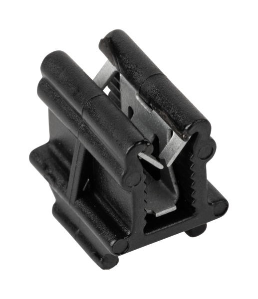 JMV Kabelclip, op bovenzijde, haaks op profiel, profieldikte 0,7-3mm - Productfoto transparant solarclips kabelbinderbevestiging kbk3 jmv - 20155903