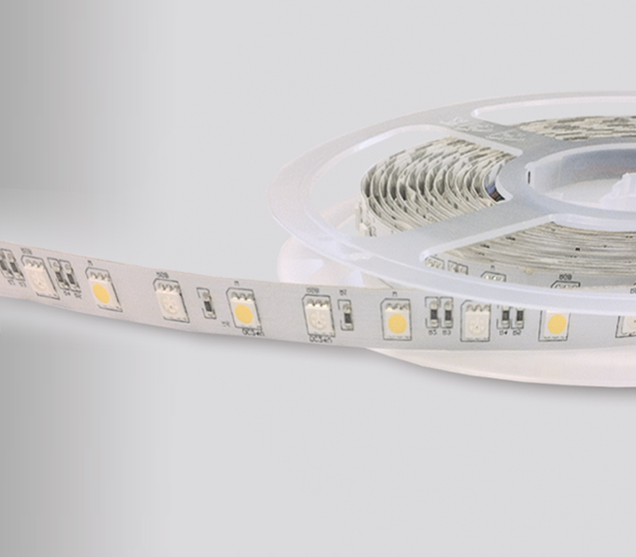 PROLUMIA led strip 24vdc rgb-ww 3000k ip20 5mtr - Prolumia 24w led flexibele bronze serie 46180109 - 8823417