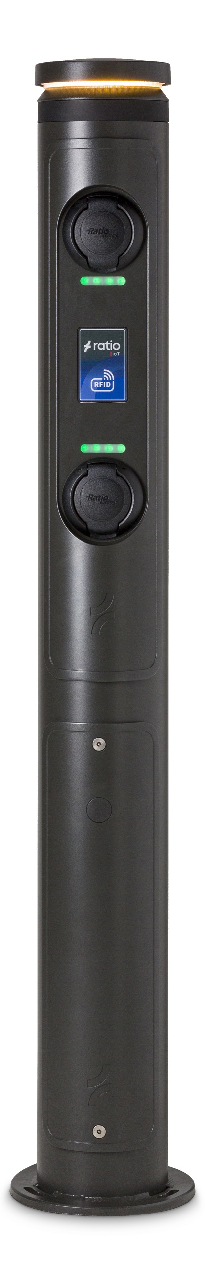 RATIO laadpaal ratio io7 dubbel socket 22 kw 38910 - Ratio io7 front light - 11010589