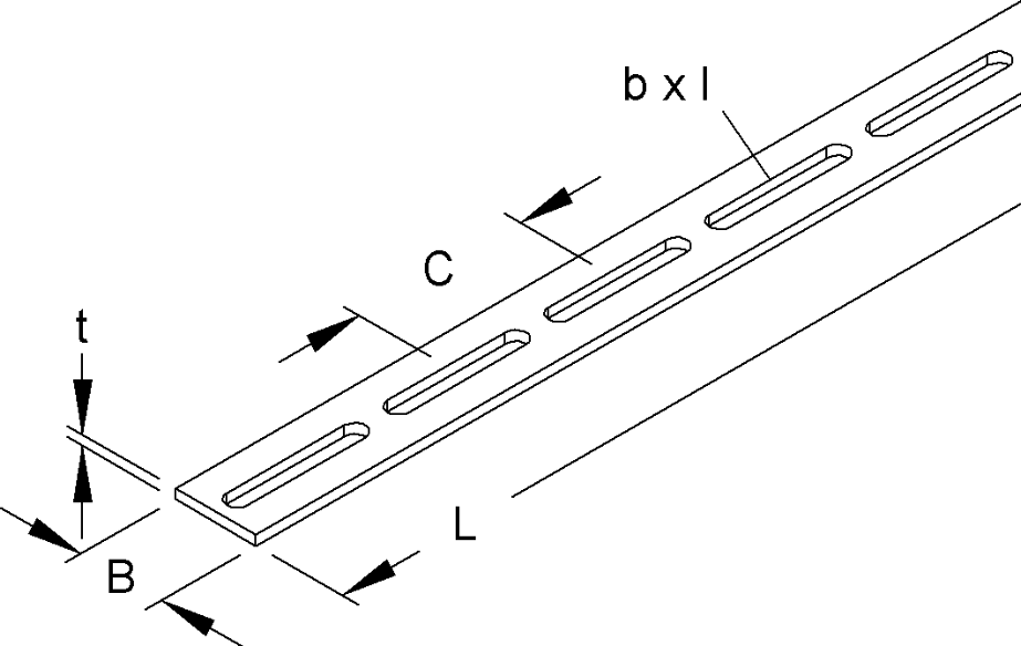 Niedax Group S 20 X 3 SLEUFMONTAGEBAND - S20 b - 20046047