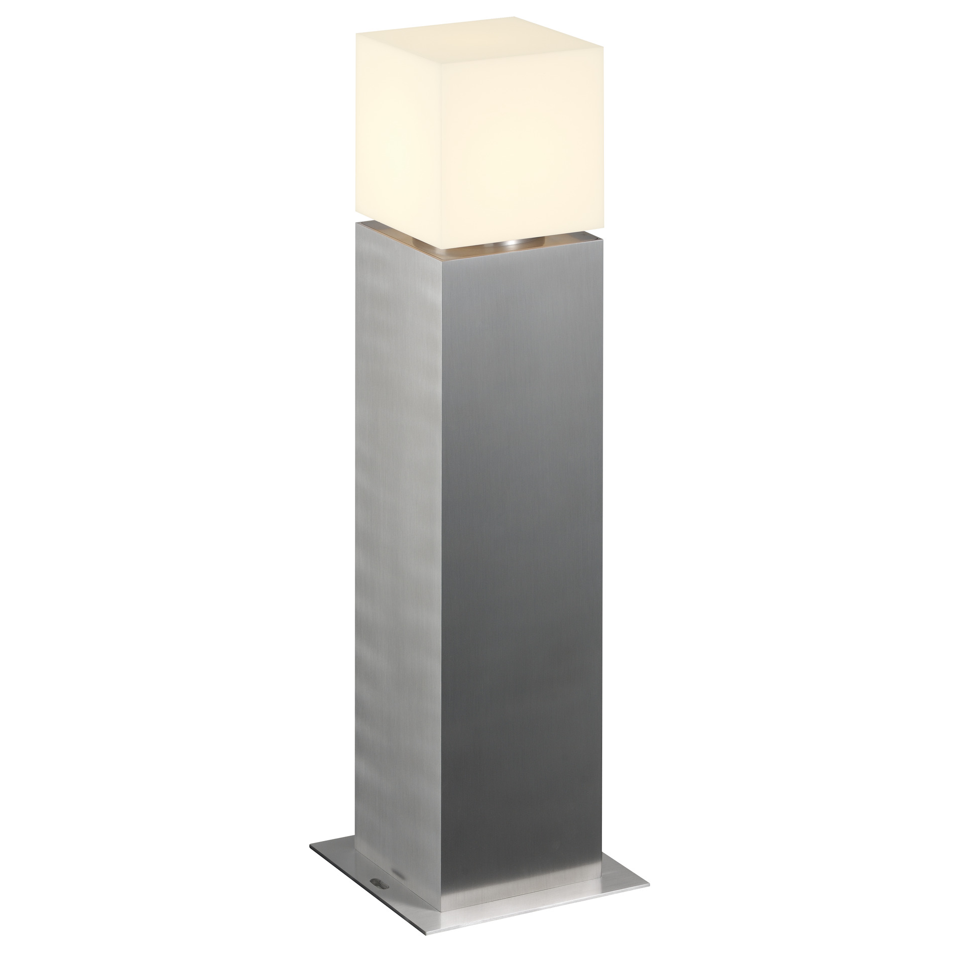 SLV SQUARE POLE 60, E27, outdoor staand armatuur, rvs 304, max. 20W, IP44 - Slv 1000345 1 h rgb - 20022856