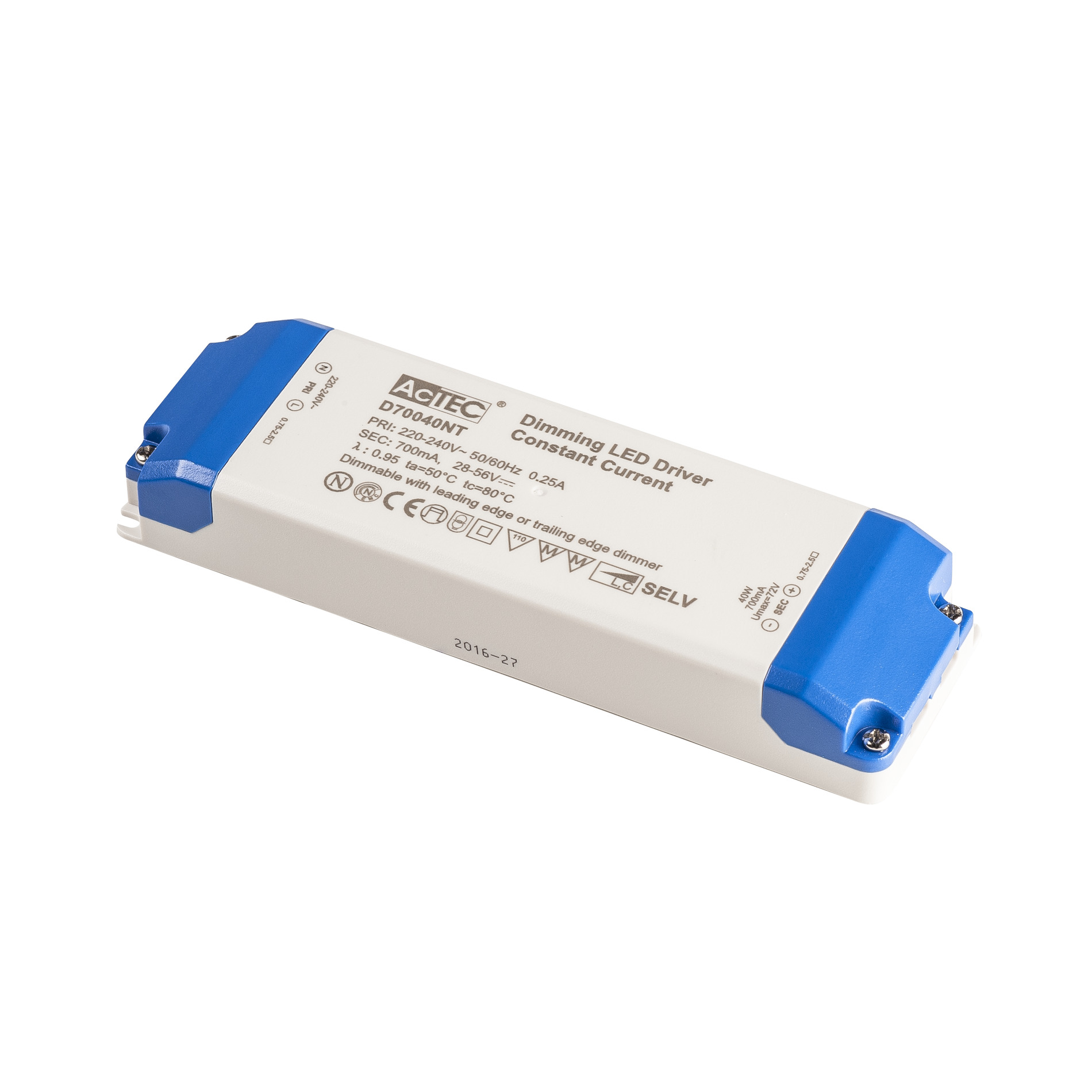 SLV Led-driver, 700mA, 40W, TRIAC dimbaar - Slv 1001267 1 h rgb - 20023103