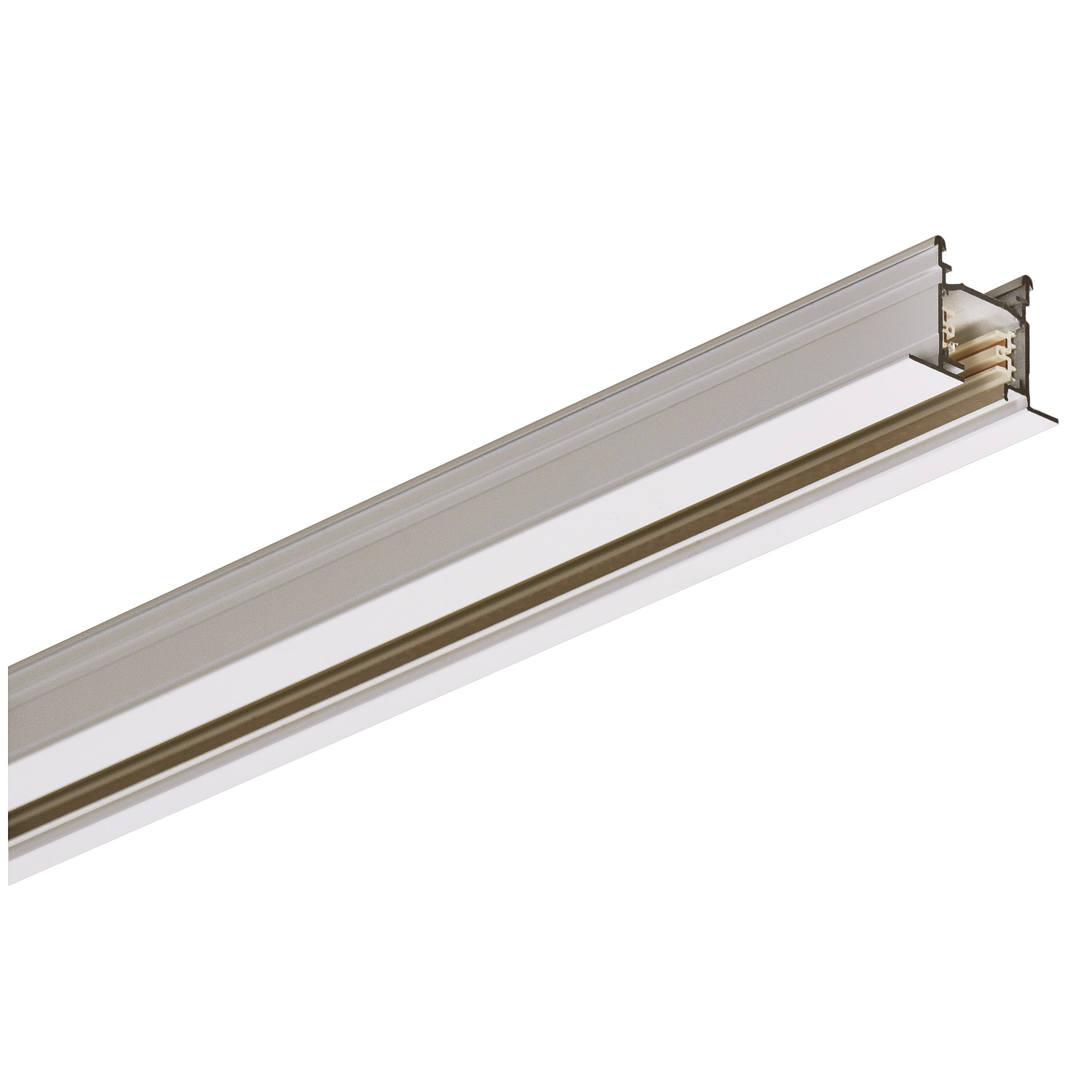 SLV EUTRAC 3-fasen inbouwrail, verkeerswit, 2m - Slv 1001531 1 h rgb - 20023204