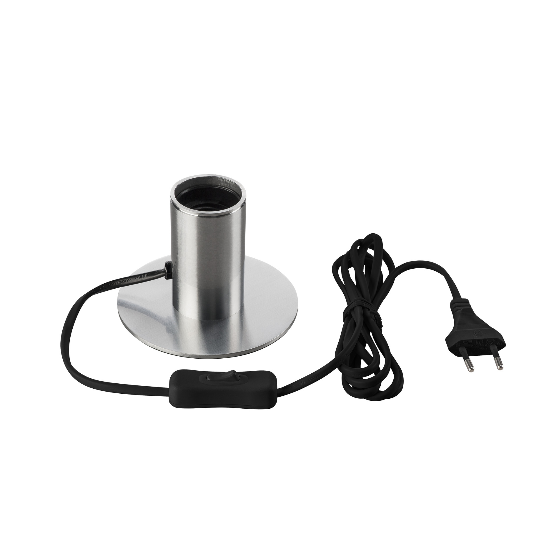 SLV FITU TL, indoor tafellamp, geborsteld aluminium, E27, max. 10W - Slv 1001678 1 h rgb - 20023214