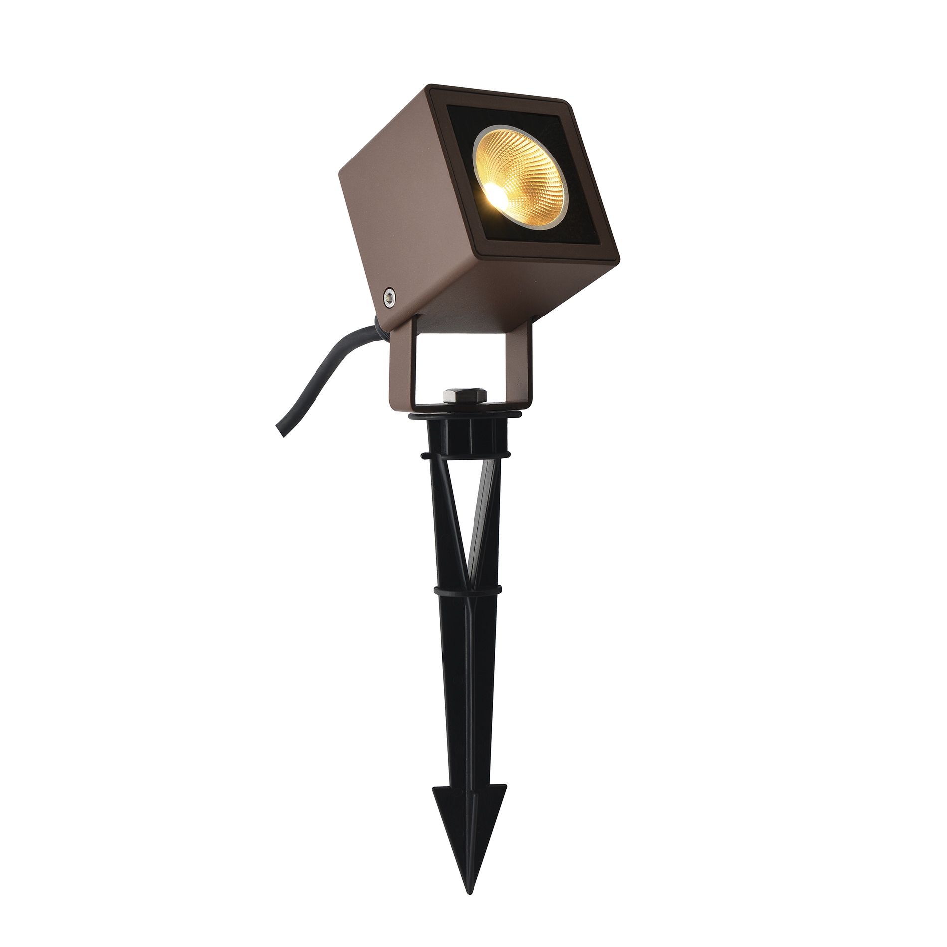SLV NAUTILUS 10 Spike, led buitenlamp met grondpin, roestkleurig, IP65, 30 - Slv 1001937 1 h rgb - 20023278