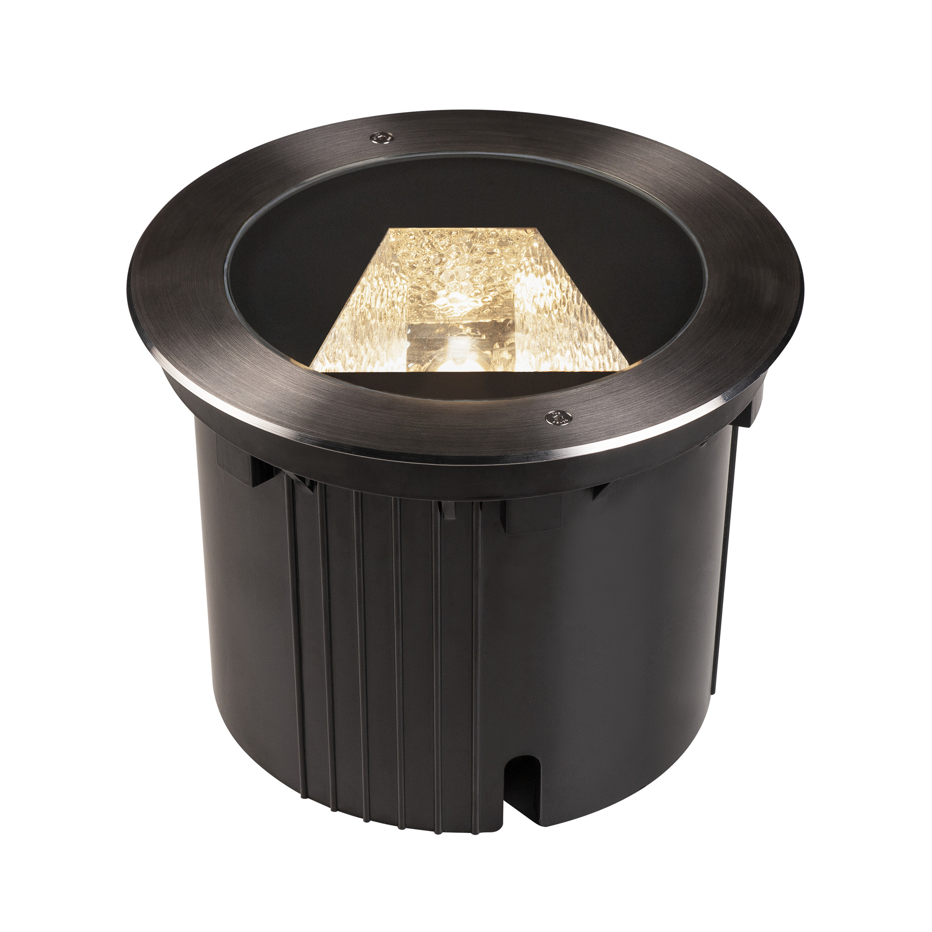 SLV DASAR&reg; 270 Outdoor LED vloerinbouwarmatuur 3000K rond IP67 asymmetrisc - Slv 1002893 2 h rgb - 20023495