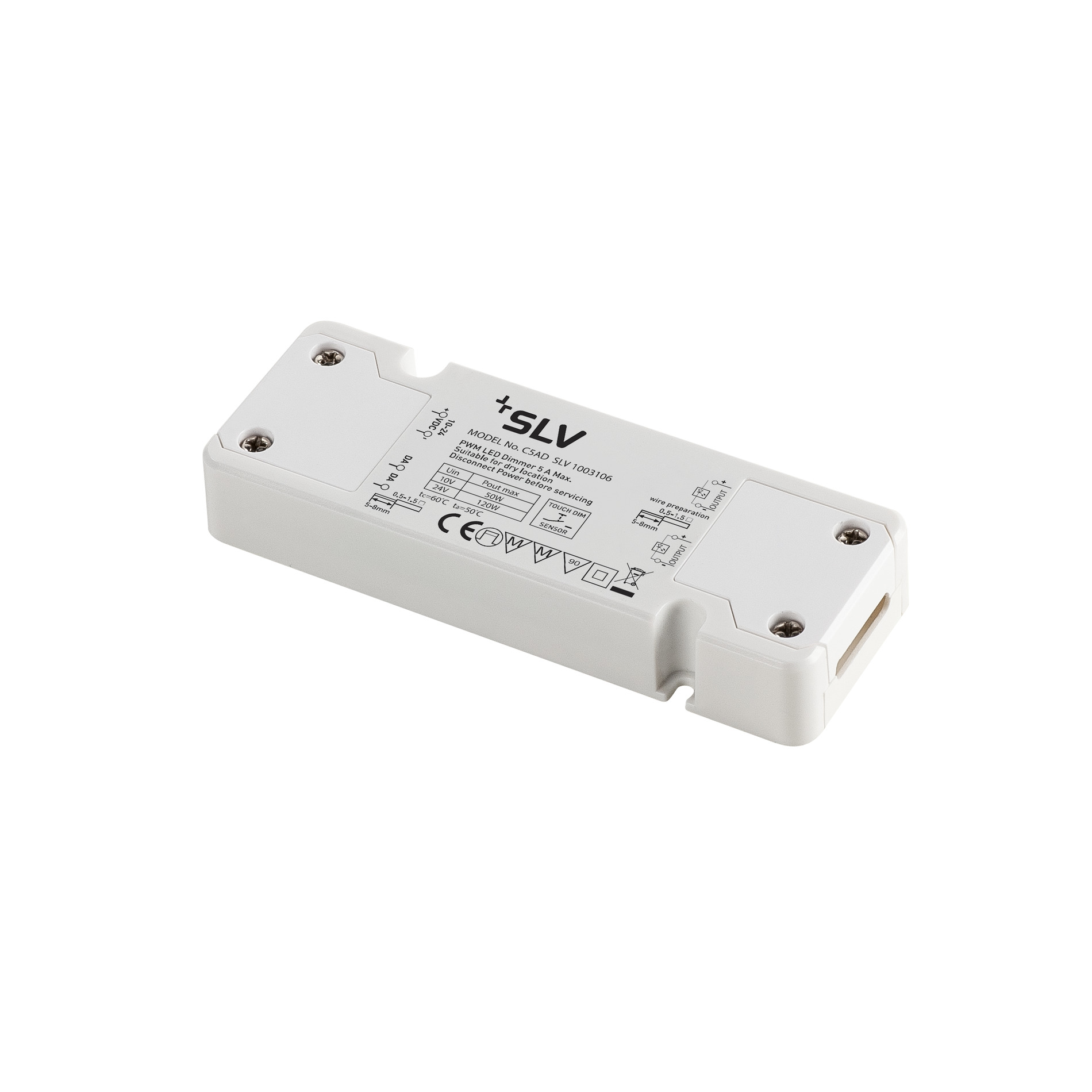 SLV DALI PUSH-DIM-besturing 24V - Slv 1003106 1 h rgb - 20023627