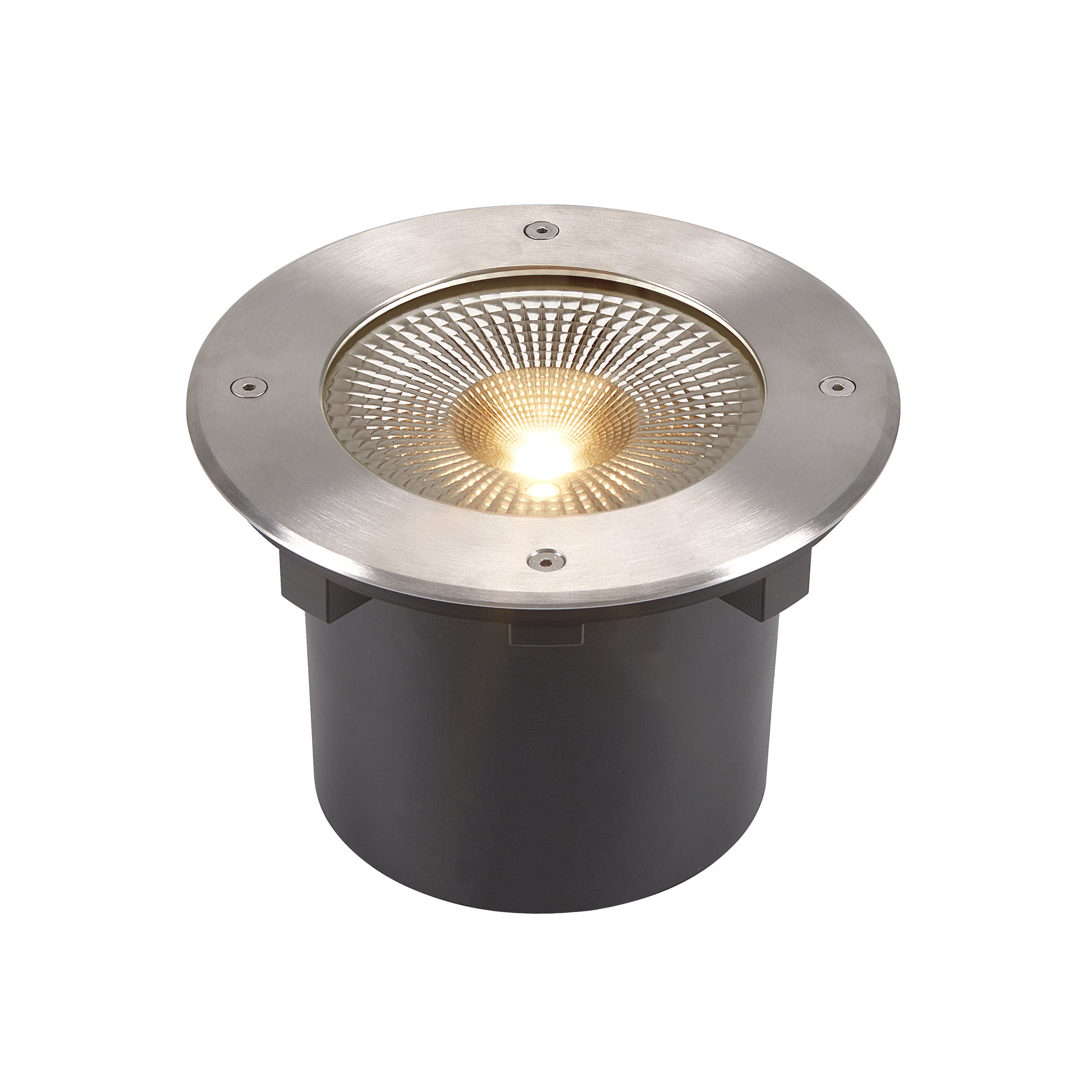 SLV ROCCI 200 EL rond, vloerinbouwarmatuur roestvrij staal 316 16W 3000K 1 - Slv 1006104 1 h rgb - 20025420
