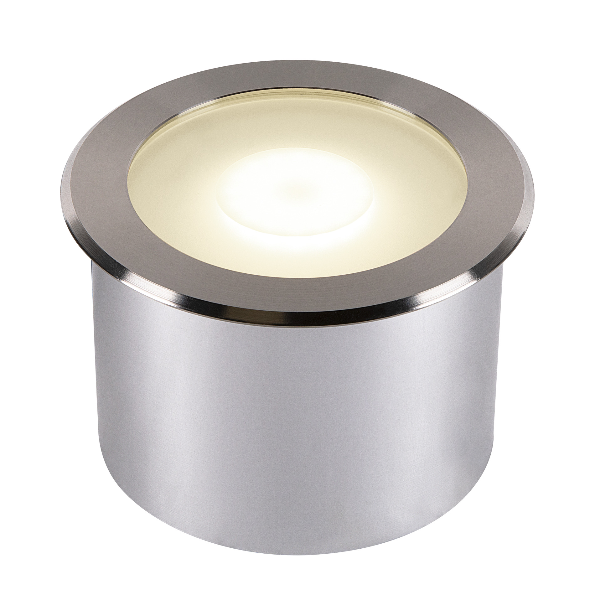 SLV DASAR FLAT 120 EL, vloerinbouwarmatuur roestvrij staal 7W 3000K - Slv 1006106 1 h rgb - 20025422