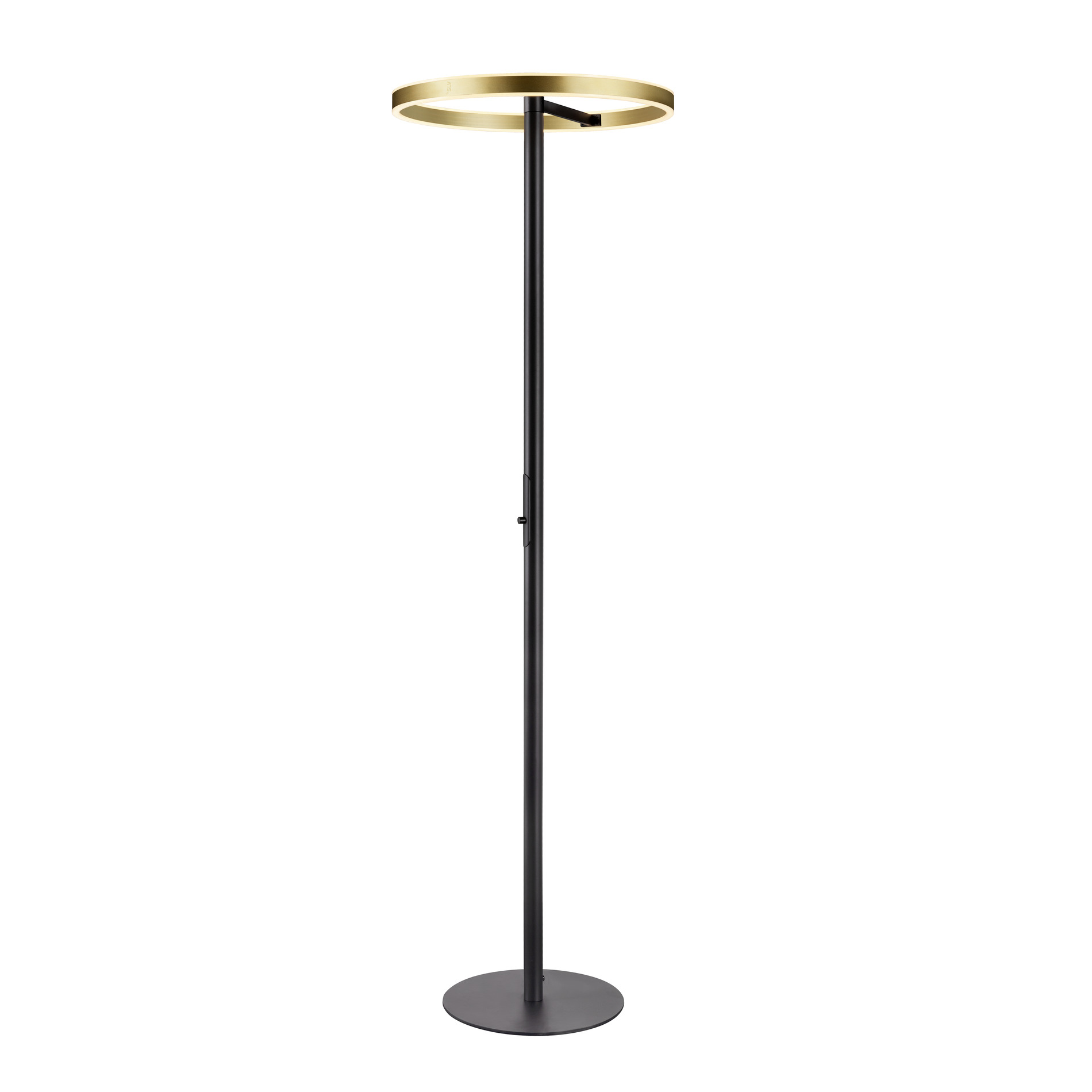 SLV ONE STRAIGHT FL, staand armatuur zwart/messing 20W 1200/1200lm 2700/30 - Slv 1006353 1 h rgb - 20025532