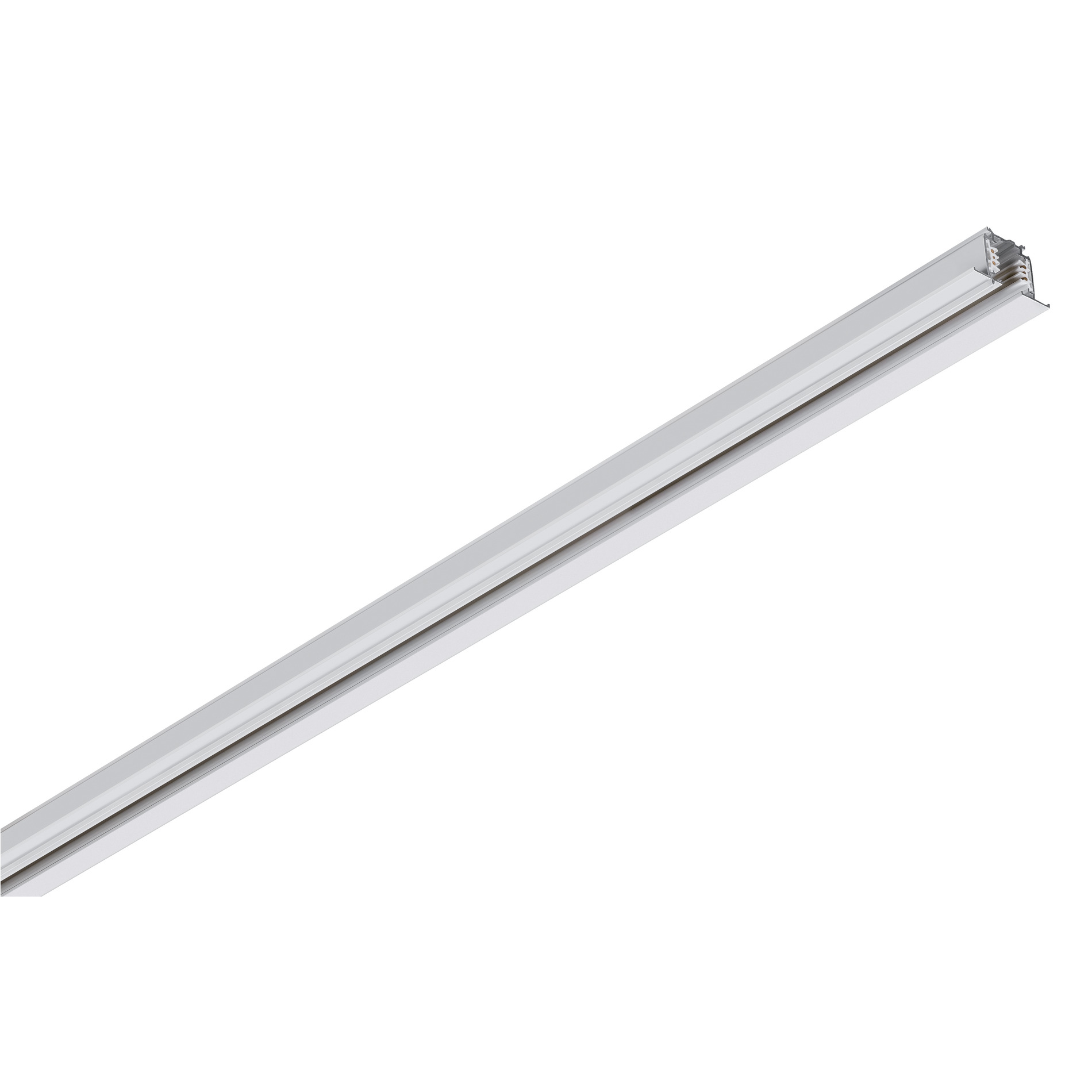 SLV S-TRACK 3-fasen-inbouwrail, hoogvoltagerail, DALI, PHASE, 1m, wit - Slv 1006512 1 h rgb - 20025614