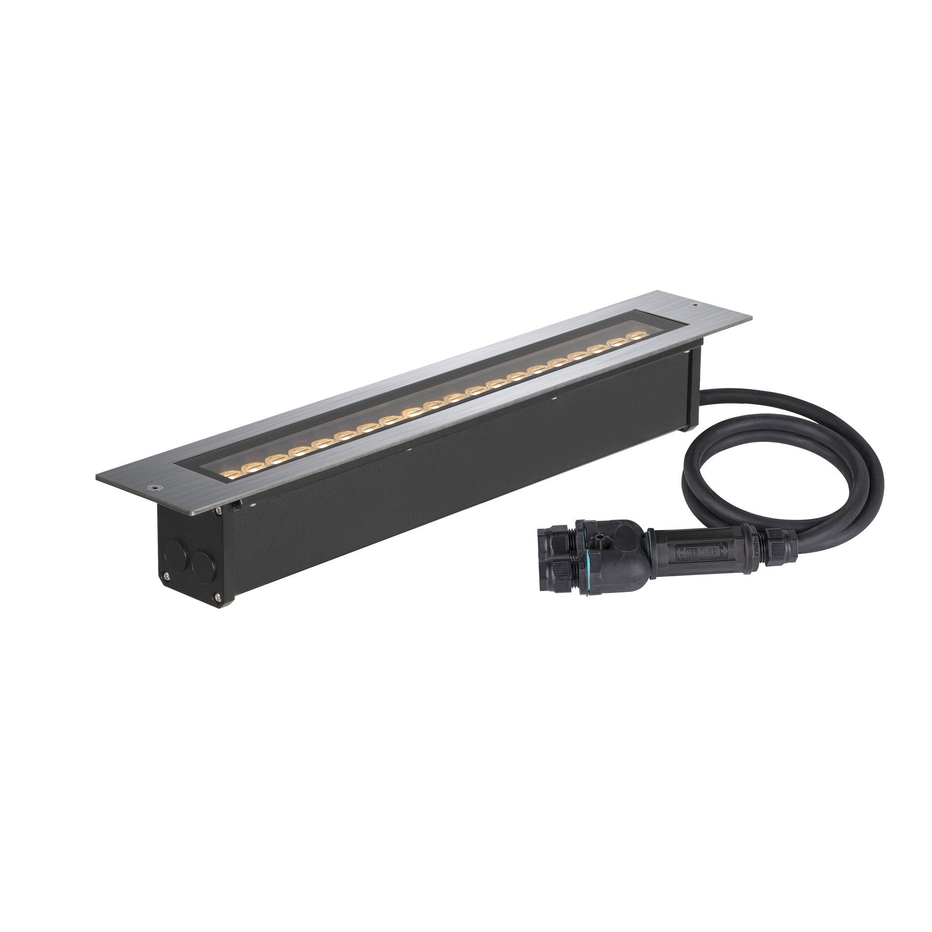 SLV DASAR&reg; 600, vloerinbouwarmatuur, 18 W, 3000K, IP65/IP67, vierkant, roe - Slv 1007195 1 h rgb - 20026137