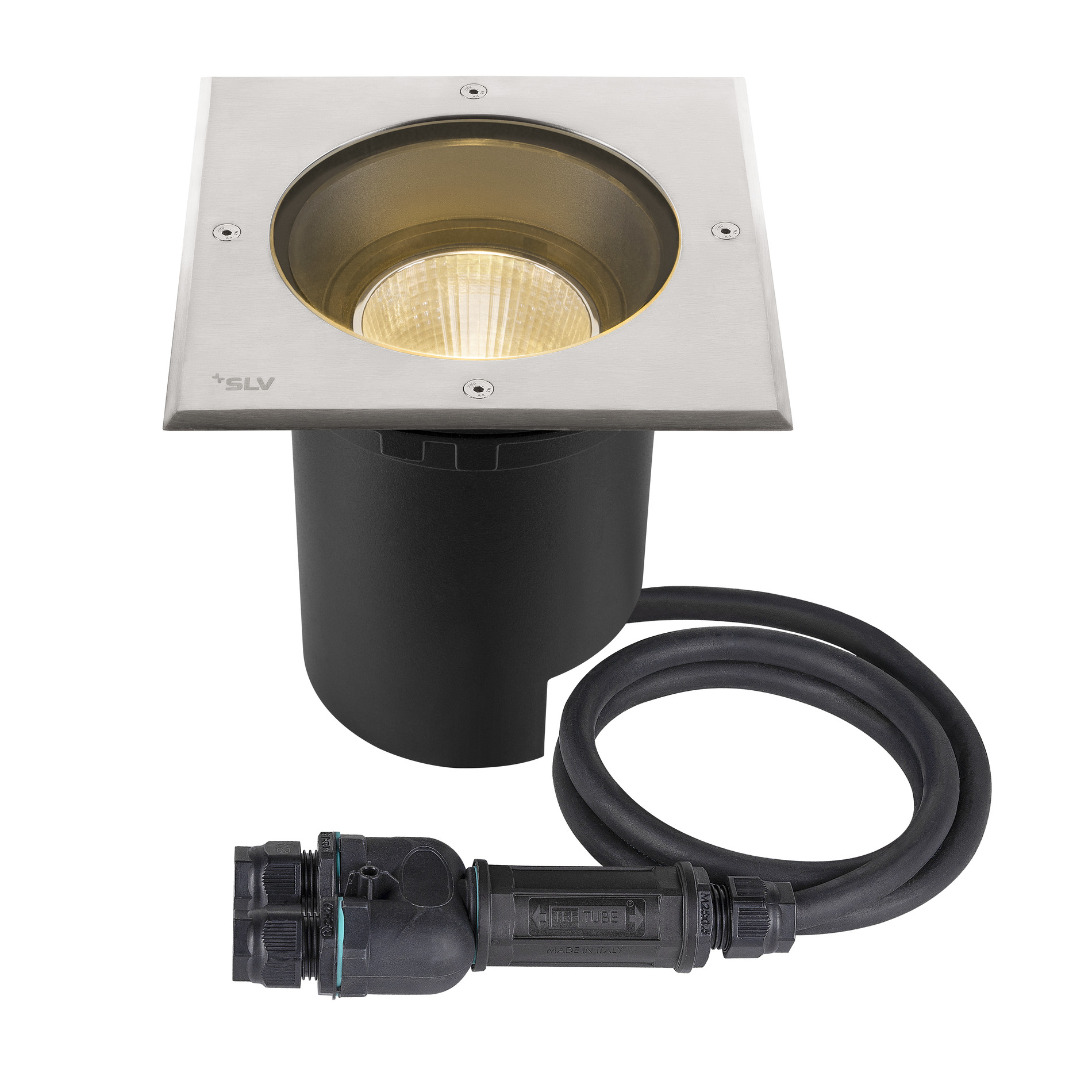 SLV DASAR 2.0 rechthoekige kap 24&deg; 3000K incl. DALI-driver rvs - Slv 1007244 1 h rgb - 20026167