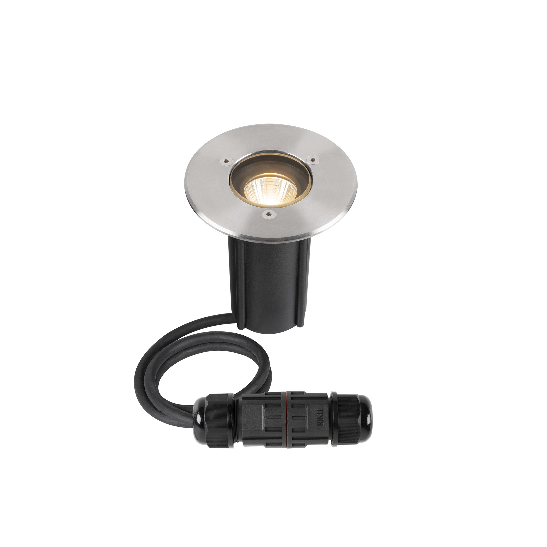 SLV DASAR&reg; S, vloerinbouwarmatuur, rond, 4 W, 3000K, 24&deg;, IP67, cilindrisc - Slv 1007680 1 h rgb - 20026543