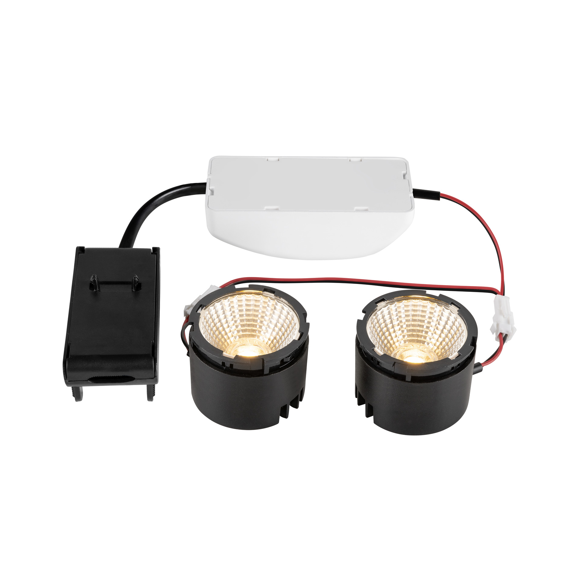 SLV NEW TRIA&reg; 155, DOUBLE led module, 2700K, 38&deg;, PHASE, zwart - Slv 1008005 1 h rgb - 20026621