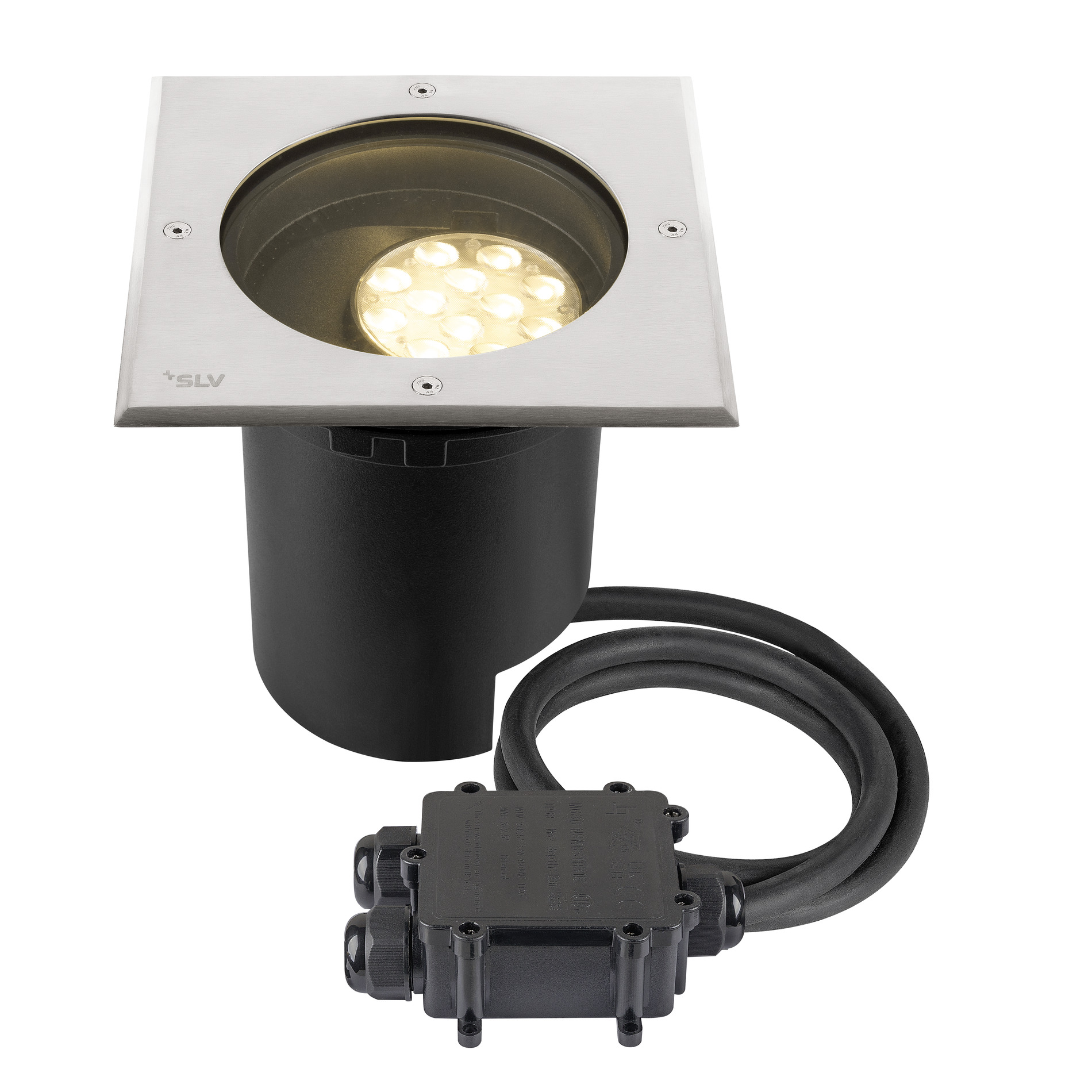 SLV DASAR&reg; L, vloerinbouwarmatuur, asymmetrisch, 3000K, 70&deg;/40&deg;, IP65/IP67 - Slv 1009169 1 h rgb - 20027527
