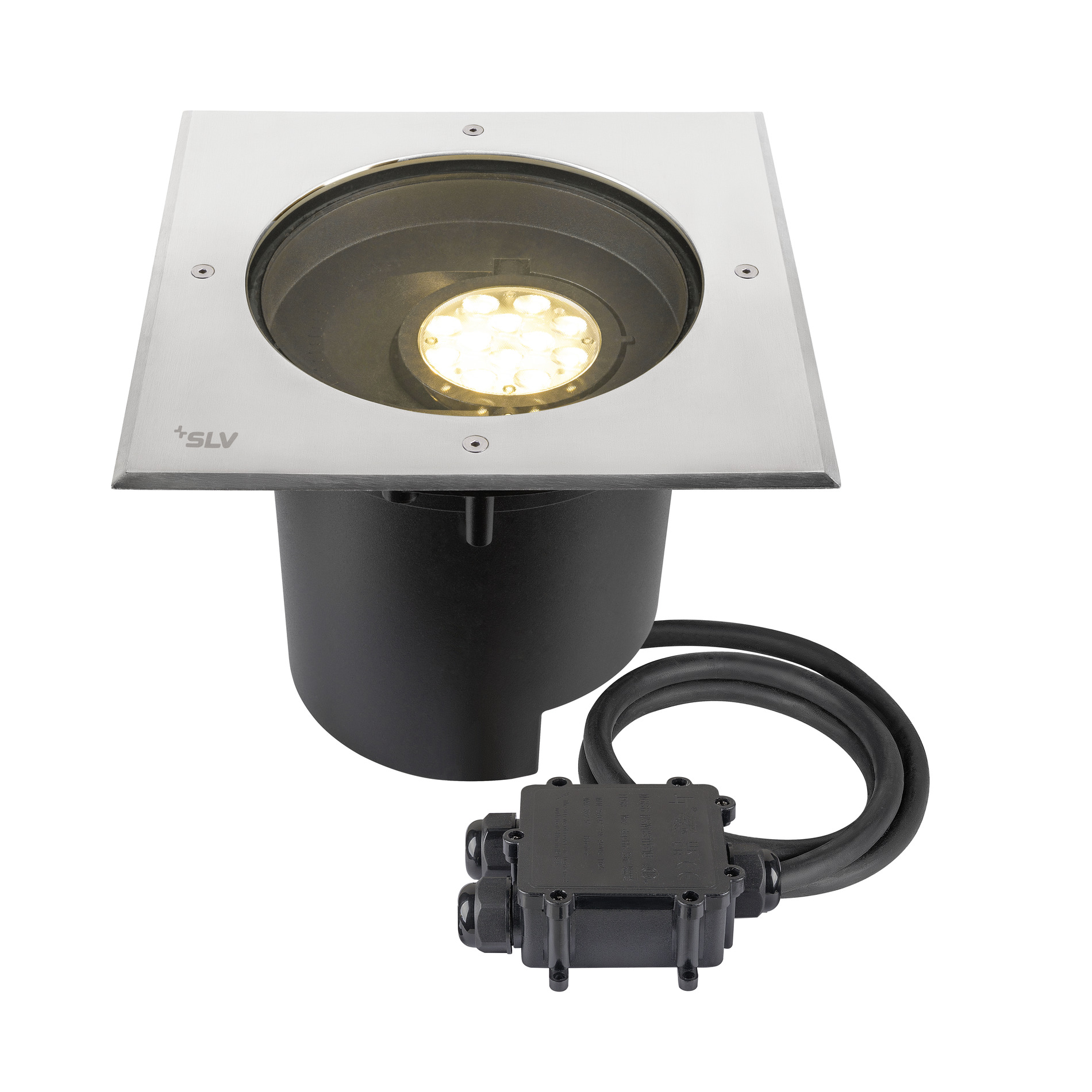 SLV DASAR&reg; L, vloerinbouwarmatuur, asymmetrisch, 3000K, 70&deg;/40&deg;, IP65/IP67 - Slv 1009171 1 h rgb - 20027529