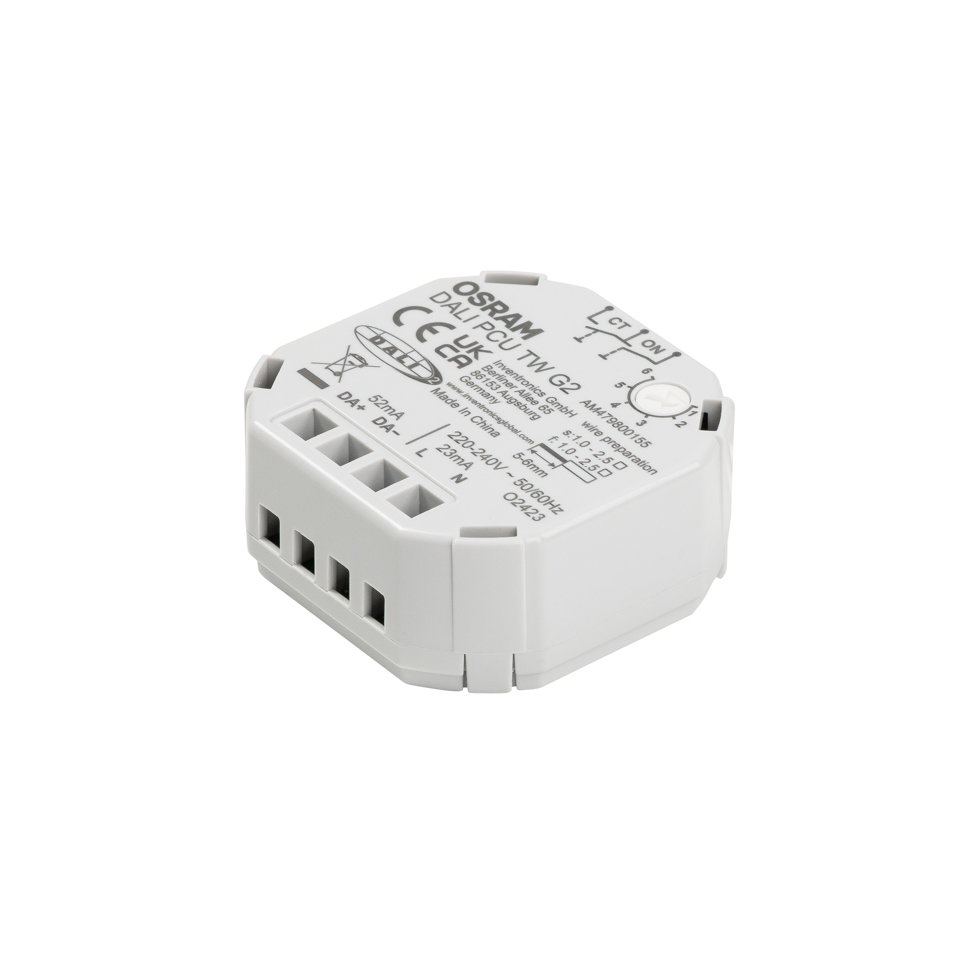 SLV DALI INTERFACE PUSH DIMM / DALI PCU TW G2, wit - Slv 1011655 1 h rgb - 20202390