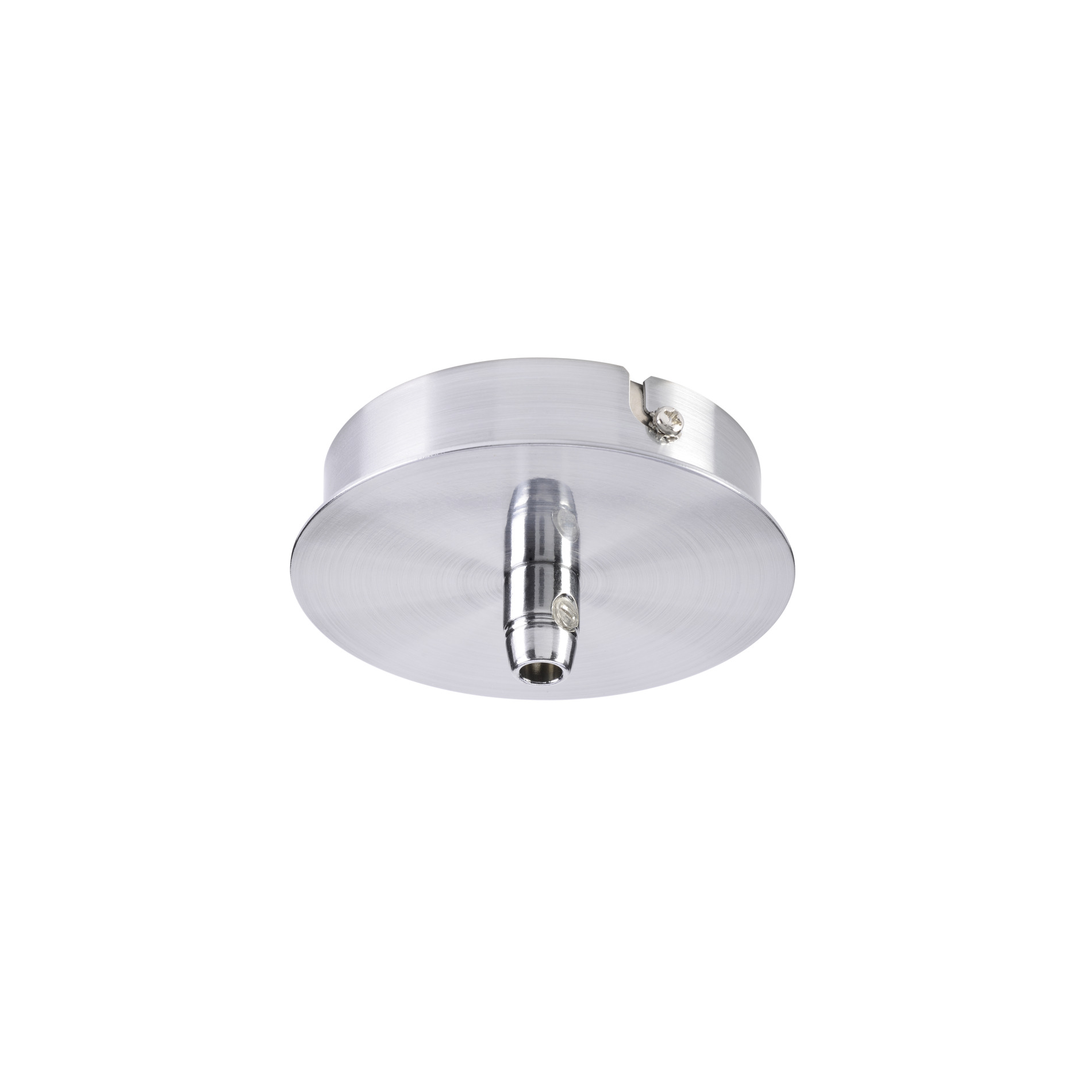 SLV Plafondrozet, 1 uitgang, rond, chroom, incl. trekontlasting - Slv 132605 1 h rgb - 20208454