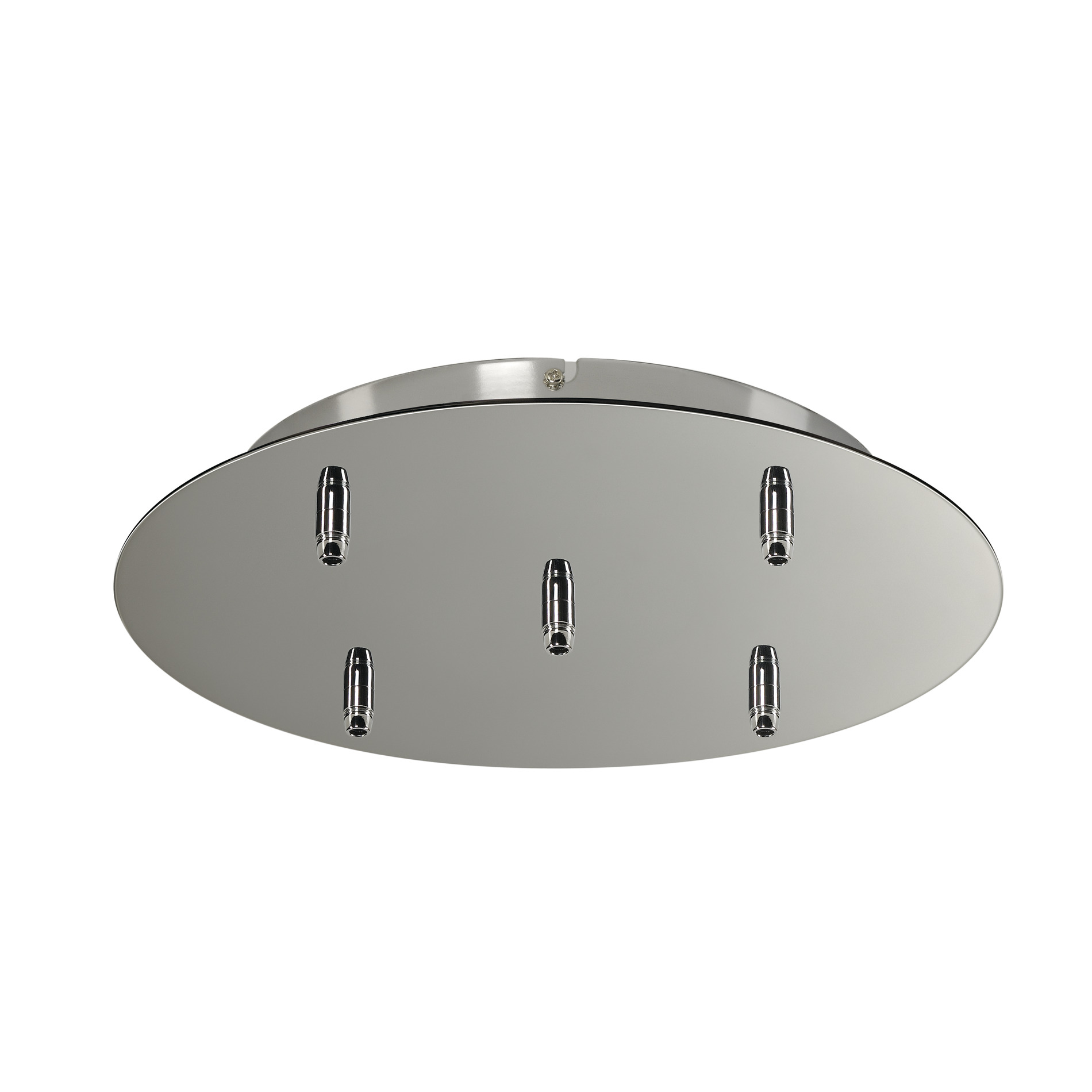 SLV Plafondrozet, 5 uitgangen, rond, chroom, incl. trekontlastingen - Slv 132625 1 h rgb - 20208457