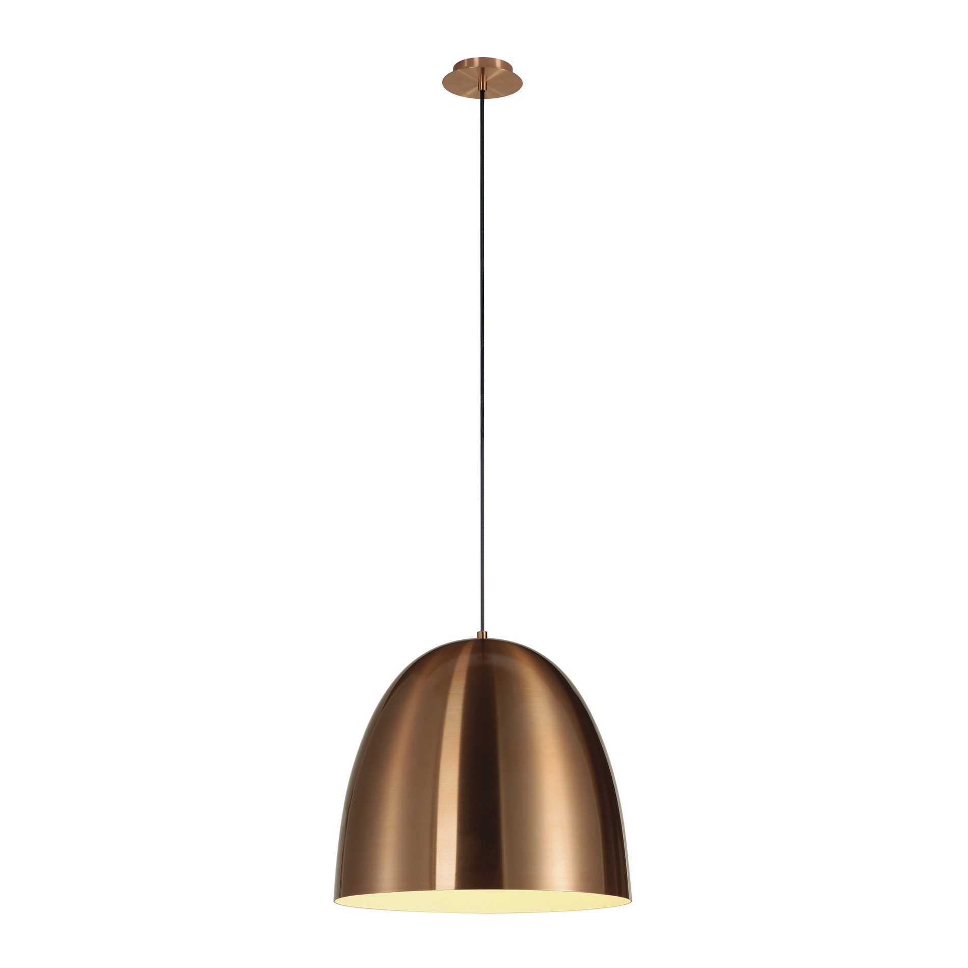 SLV PARA CONE 40 pendel, rond, koperkleur/geborsteld, E27, max. 60W - Slv 155479 1 h rgb - 20029024