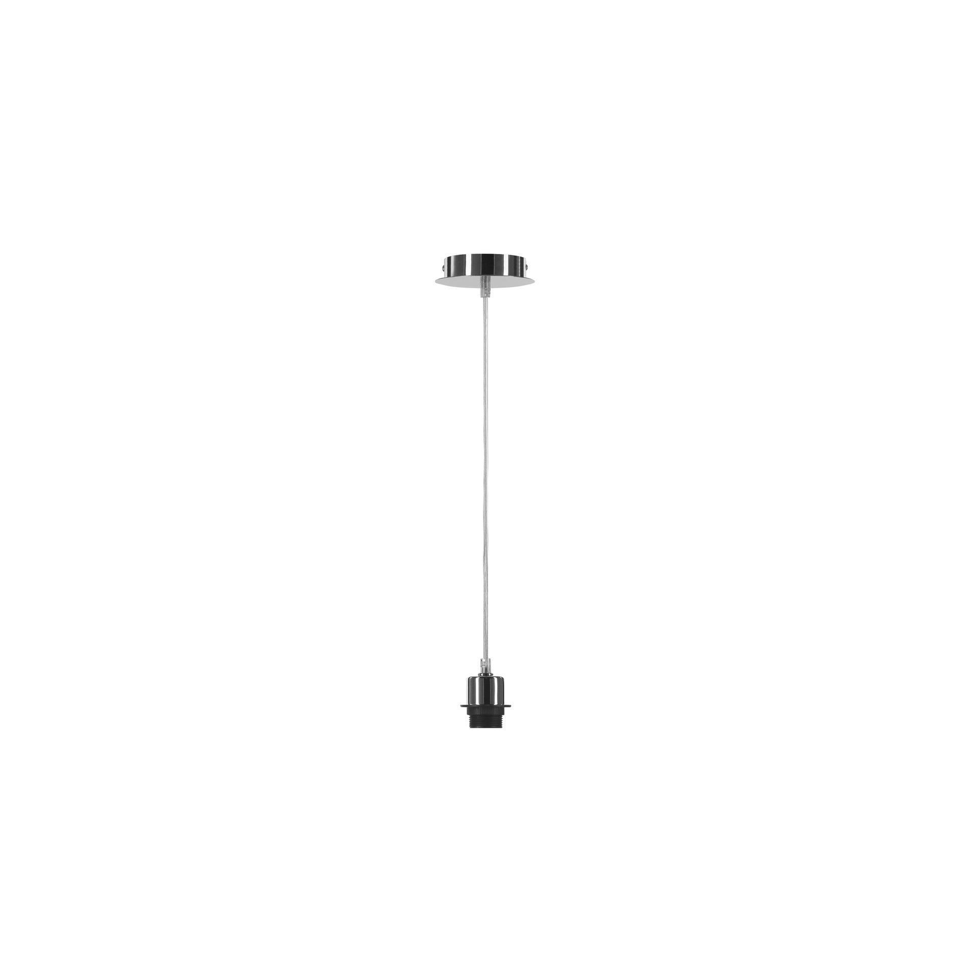 SLV FENDA, E27 pendel, chroom, zonder kap - Slv 155562 1 h rgb - 20029031
