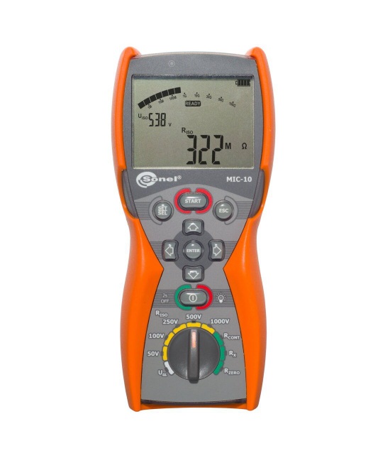 SONEL digitale isolatieweerstandsmeter WMGBMIC10 - Sonel20mic 1020front20afbeelding - 4024965