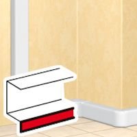 Legrand DLP tapijtrand L2000 antracietgrijs - 010580 pw 95537 - 20037461
