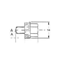 dopbout m6 kunststof 6db - 01222 2 - 4024518