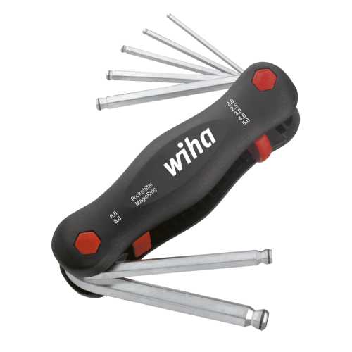 WIHA Inbussleutelset Kogelkop MagicRing PocketStar Mini uitklaphouder - 01c86674 2d77 4b75 8e49 172b988a0317 - 20012953
