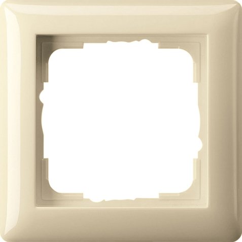 GIRA afdekraam 1v creme st55 021101 - 021101 - 3300106