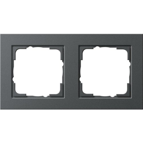 GIRA afdekraam 2v antraciet e2 021223 - 021223 - 3300144