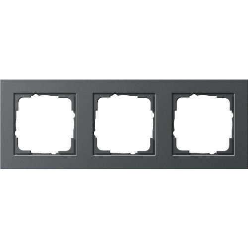 GIRA afdekraam 3v antraciet e2 021323 - 021323 - 3300404