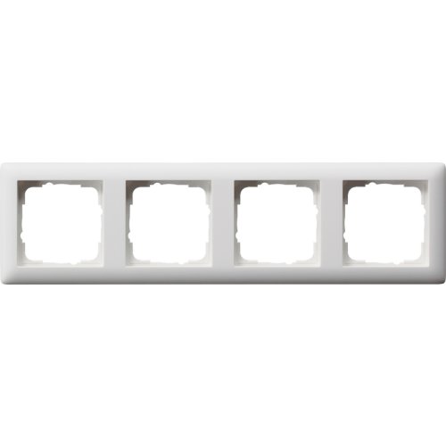 GIRA afdekraam 4v st55 zuiver wit mat 021404 - 021404 - 11010990