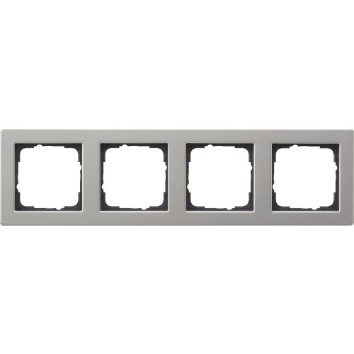 GIRA afdekraam 4v rvs edelstaal e2 021433 - 021433 - 3300409