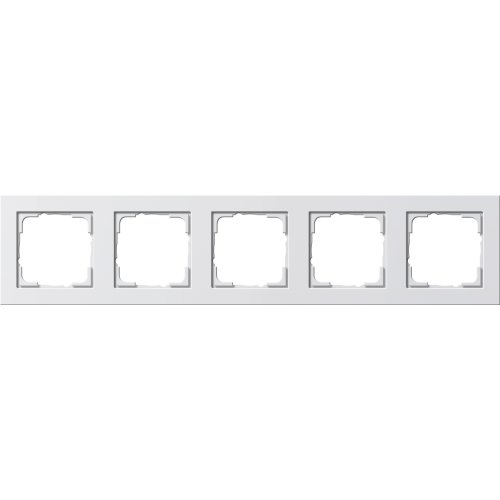 GIRA afdekraam 5v zuiver wit mat e2 021522 - 021522 - 11005167