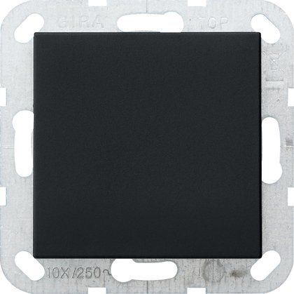 GIRA centraalplaat blind zwart mat st55 0268005 - 0268005 - 11004756